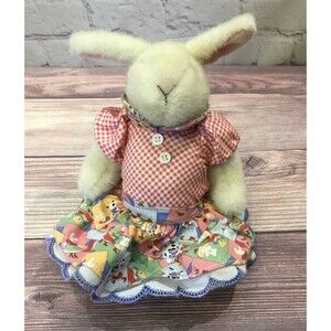 Hoppy Vanderhare Plush 1990 w/Muffy's Square Dancing Skip to my Lulu 1997 Dress